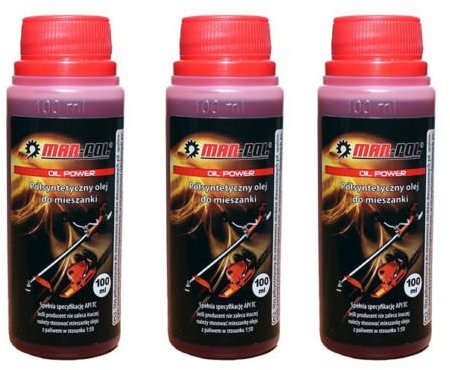 2-Takt Motor Öl Motoröl 3 x 100 ml für RASENTRIMMER MOTORSENSE (OL-DEM)
