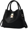 YWLINK Weiches PU Damen Handtasche Klassisch Tasche Frauen Volltonfarbe Elegant Schultertaschen