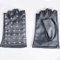 MHGLOVES Damen Lederhandschuhe ohne Finger, Punknieten Rock Performance Zubehör Rave Handschuhe, Sommer Motorradfahren Halbfinger Schwarz Handschuhe (2 Paar)