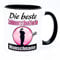 Die beste Zahnarzthelferin heißt Name personalisierte Tasse mit Spruch Zubehör Zahnarztpraxis Becher Kaffeetasse lustig Geschenke Arbeit Ausbildung Prüfung Abschied Rente Geburtstag Weihnachten Ostern