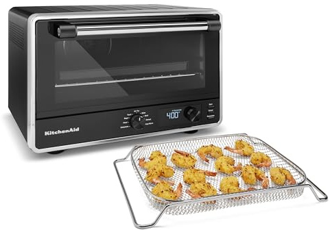 KitchenAid Digital Air Fry Countertop Oven, KCO124BM, Black Matte