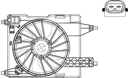 Nrf 47966 - Fan, radiator