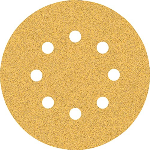 Bosch Professional 5x Expert C470 Sandpaper (for Hardwood, Paint on wood, Ø 125 mm, Grit 60, Accessories Random Orbital Sander)