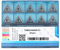 CDBP Inserti in metallo duro CNC TNMG331 / TNMG160404-MD per acciaio da taglio, rompitruciolo per semifinitura per fresa da tornio, 10Pezzi