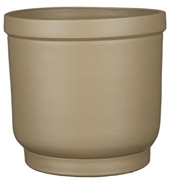MICA Decorations Riva Blumentopf - H23 x Ø26 cm - Taupe