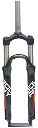 Forcella MTB 24 Pollici Forcella Ammortizzata Corsa100mm, 1-1/8 Tubo Dritto Forcelle per Mountain Bike QR 9mm Forcella Ammortizzata per Bici (Color : Black1, Size : 24inch)