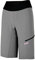 IXS W Carve Hip-Hugger Shorts Grau - Komfortable hochsitzende Damen MTB Shorts, Größe 40 - Farbe Graphite
