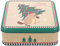 Luxshiny Scatola Di Natale Per Biscotti E Caramelle in Ferro Multicolore Contenitore Decorativo Per Conservazione Di Dolci E Regali Dimensioni 16.80X16.80X6.00Cm