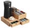 KIRIGEN Wood Coffee Pod Holder for Nespresso Vertuo Capsule Pods & Dolce Gusto Pods Capsule Drawer Organizer for Home & Bar Coffee Machine Stand with Coffee Station Organizer (KFJ-NA)