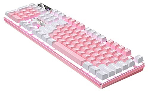 Gatuida Tastiera Rgb Retroilluminazione Led Tastiera Cablata Per Gaming Giocatori e Notturno