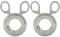 WMF Gourmet Eierköpfer, Eieröffner, Cromargan Edelstahl mattiert, spülmaschinengeeignet, 7.5 x 13.4 x 3.2 cm, Silber (Packung mit 2)