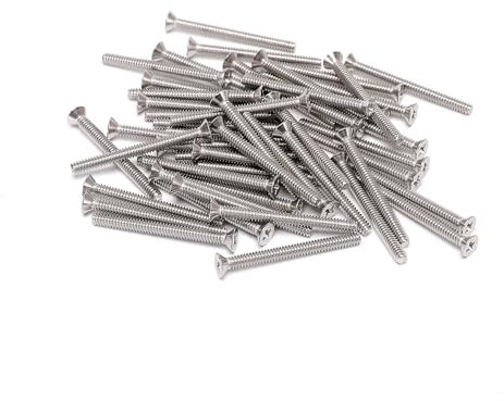 QXSKSLH Viti di uscita extra lunghe da 6-32 x 1-1/2 pollici, viti di montaggio per dispositivi elettrici, viti di montaggio per prese elettriche per prese fisse traballanti e affondate (30 pezzi)