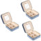 PACKOVE 3 Teilige Box Verspiegelte Schmuckschatulle Tragbare Schmuckschatulle Armbänder Aufbewahrungsboxen Schmuck Organizer Aufbewahrungsboxen Für Schmuck Dekorative