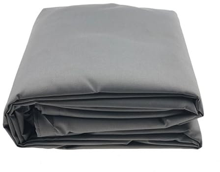 Tenda da sole, 4 x 5 m, impermeabile, protezione solare, con occhielli, rettangolare, per giardino, cortile, esterno, terrazza, balcone