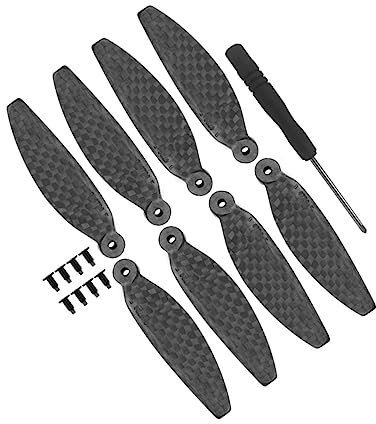 ORFOFE 1 Satz Propeller Drohnen Zubehör Black Kohlefaser