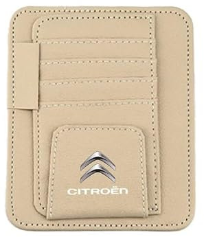 ARRYEDCN Sonnenbrillenhalter für Auto Sonnenblende, für Citroen C2 C4 C5 AIRCROSS C6 C3-XR C3L C5X XSARA Picasso Auto Sonnenbrillen Halterung, Auto Brillenhalter Auto Visier Zubehör