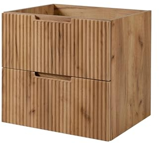 3xE Living Badezimmerschrank, Craft-Eiche, 60 x 57 x 46 cm