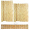 Premium Canisse Brise Vue en Roseau Nature, Brise Vue Terrasse Exterieur 100cm-160cm Hauteur, Rouleaux De Bambou De Jardin Décoratifs, pour Terrasse, Hôtel, Bordure De Piscine(Natural White Line)