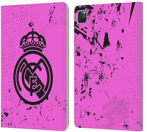 Head Case Designs Offizielle Real Madrid CF Rosa Urban Leder-Wallet-Hülle Kompatibel mit Apple iPad Pro 11 2020/2021 / 2022