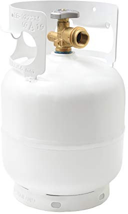 Soskakiist Flameking Portable Propane Gas Bottle Refill, White