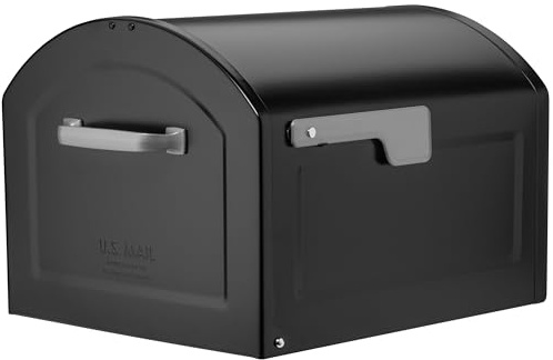 Architectural Mailboxes 950020B-10 Centennial Postmount Mailbox, XL, Black