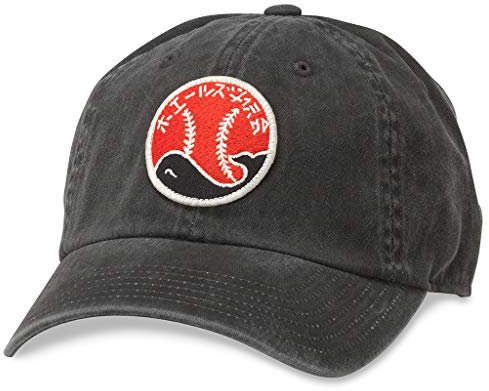 AMERICAN NEEDLE Nippon 44740A-NPL Baseballmütze, Taiyo Wale (schwarz), Einheitsgröße