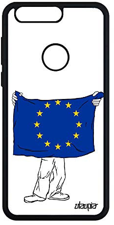 utaupia Coque Drapeau europeen Europe UE de Protection Honor 8 en Silicone Antichoc Pas Cher Smartphone Union Europeenne