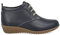 PAYMA - Stivaletti in Pelle Comodi e Flessibili da Donna. Stivaletti Casual con Zeppa Bassa. Stivali Invernali in Pelle. Chiusura Lacci o Strappo. Suola di Gomma. Colore: Blu Navy. Taglia: EU 38