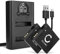 CELLONIC, Battery for Camera compatible with Canon PowerShot NB-6L, NB-6LH (3.7V, 1000mAh) 2 Pieces + Dual Charger