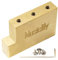 Musiclily Ultra Solide Flat Messing L Form Tremolo Block für Floyd Rose Locking Tremolos Steg, 37 mm Hoch