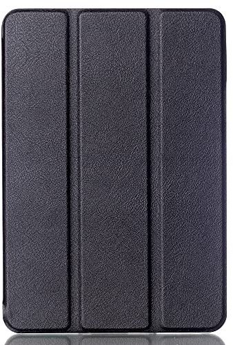 INSOLKIDON Compatible avec Coque Samsung Galaxy Tab S2 8.0 inch (SM-T710 T715 T713) Tablet Couverture arrière en Cuir Bande Corps Complet Protection en Cuir pour Tablette Shell (Le Noir)