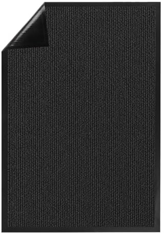 TradeXone Door Mat Non-slip Mats-Stain-Resistant Entrance Rug | Heavy Duty Washable Door Mats Indoor- Dirt Capture, Super Absorbent, Soft Polyester Door Mats Outdoor (80cm x 120cm Anth)