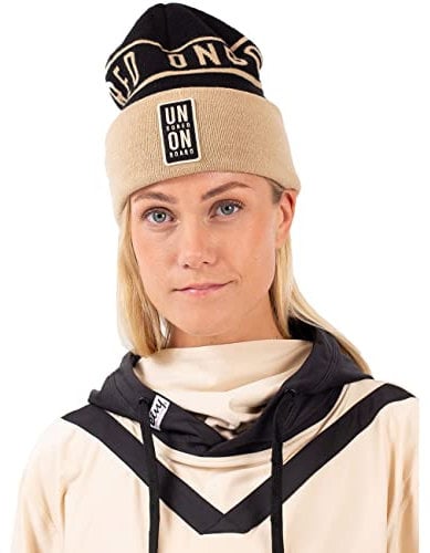 Eivy Damen League Beanie-Mütze, Black & Offwhite, UNIC