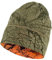 Fjällräven Unisex Lappland Beanie Beanie-Mütze, Green Camo-Orange Multi Camo, One Size