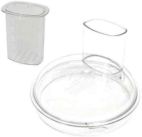 SPARES2GO Top Cover Lid Compatible with Magimix CS 4200 5200 Food Processor + Plunger Cup