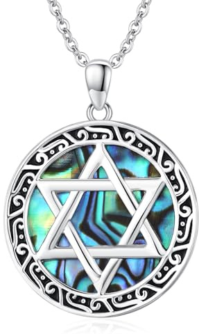 StoryEtain Star of David Necklace 925 Sterling Silver Star of David Pendant Necklaces Jewish Gift Jewelry for Women Girls…