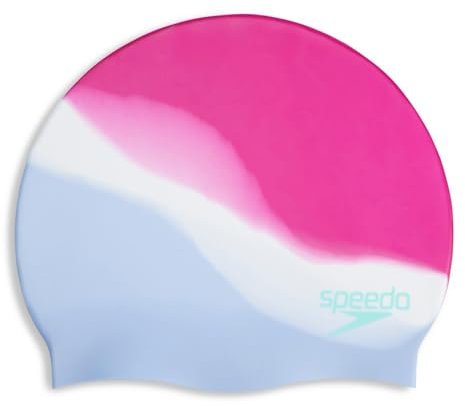 Speedo Multi Colour Silicone Swimming Cap One Size