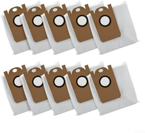 Convenient Reusable Dust Bag for L6, For Ultenic T10 Robot Vacuum Cleaner, Easy to Use, Long Lasting, 10 Dust Bags