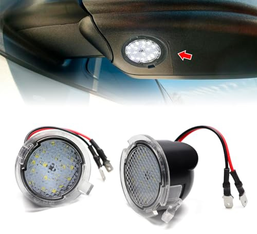 LED Puddle Lights for 2009-2014 Ford F150, Mirror Puddle Lamp for Ford Expedition Explorer Lincoln Mercury Taurus Edge Flex Raptor, 6000K White