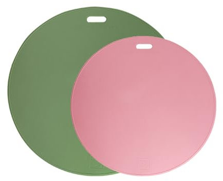 Lot de 2 planches à découper flexibles en TPU pour cuisine, sans BPA, résistantes aux rayures, pour découper la viande, les légumes, les fromages et le pain, passent au lave-vaisselle, antidérapantes