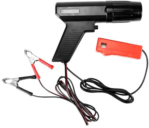QWORK® Zündlichtpistole Stroboskoplampe, Zündzeitpunktpistole 12V, für Auto, Dampfschiff, Motorrad