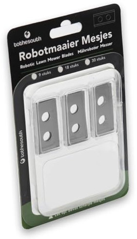 6 lames pour tondeuse robot To the South® en acier compatibles avec PARKSIDE (Lidl Robot Tondeuse) - Attention : vis non incluses - 6 pièces