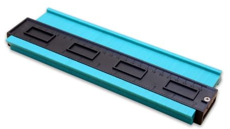 Profile Gauge Tool, 25 CM/10 Inch Contour Gauge Laminate Flooring Tools Shape Marking Gauge Carpet Fitting Kit for Precise Measurement Tiling Laminate Wood Markin