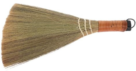 Levemolo Tabletop Broom Natural Whisk Broom House Broom Bamboo Short Handle Broom