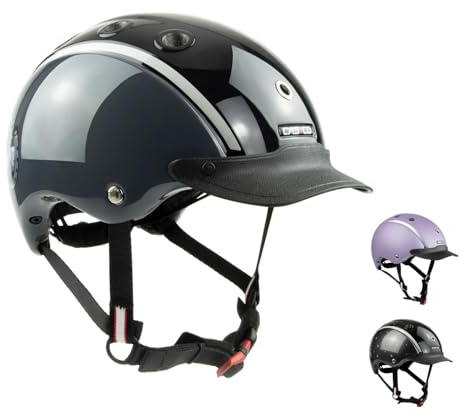 netproshop Casco Nori Kinder Reithelm - Fahrradhelm - Wintersporthelm in Einem Größe XS + S, Groesse:XS 50-52 cm, Farbe:Hufeisen