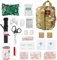 DAJASD Kit Sopravvivenza Militare Professionale, 54PCS Tattico Militare Trauma Kit di Pronto Soccorso, Kit di Primo Soccorso per Esterni per Campeggio Alpinismo Escursioni Montagna Trekking