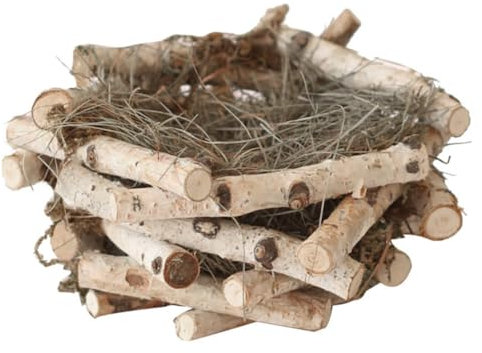 Cabilock Décoration De Nid Oiseau Ornamental Accessoire De Jardin Et Maison Décor De Bureau Modèle Unique Et Réaliste