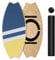 Leogreen Balance Board aus Holz, 7 Modi Wackelbrett Indoorboard Skateboard Indoor Surfboard, Gleichgewichtsboard, mit Verstellbaren Stoppern, Blau gelb
