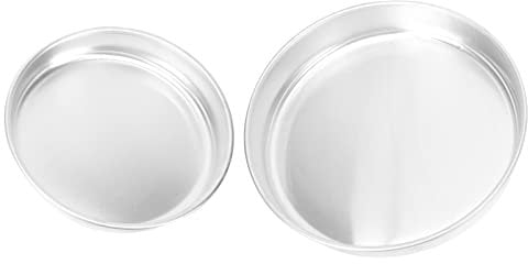 Yardenfun 2Pcs Deep Baking Pan Nonstick Aluminium Bakeware for Pizza Bread and Cakes Durable Kitchen Bakeware with Excellent Thermal Conductivity