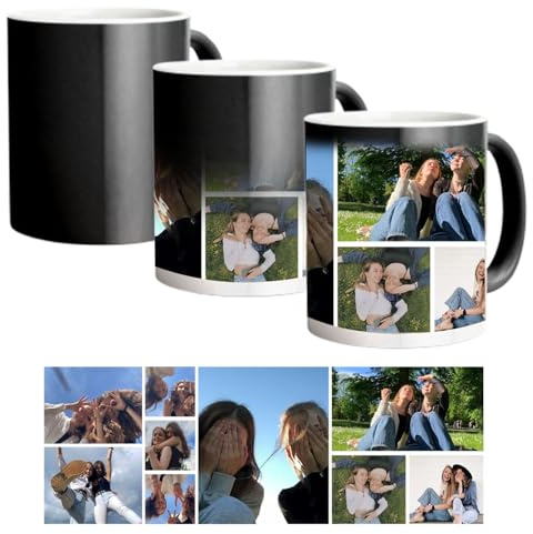 Personalised Heat Change Mug | Colour Changing Mug with Photo | Custom Magic Cup for Coffee & Tea | Personalised Gift for Men, Women, Birthday, Anniversary, Father’s Day | Photo 9